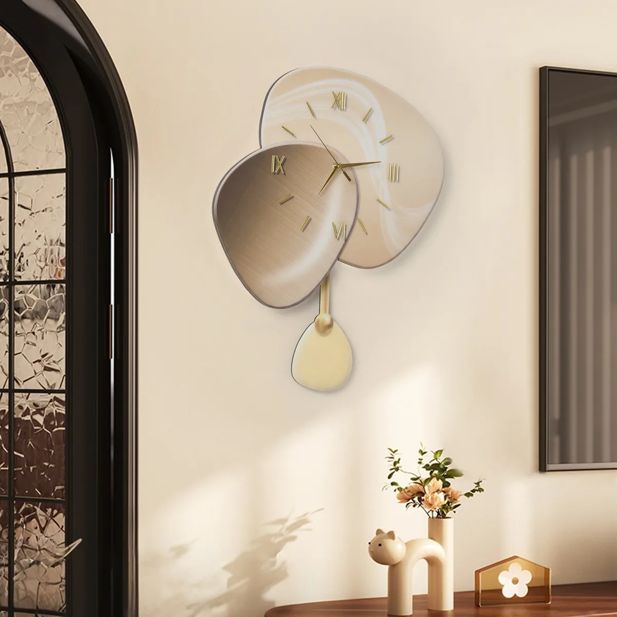 24" LED Wall Clock with 3-Color Dimming and Remote Control — image 13