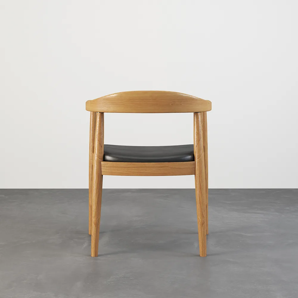 Dining Table Set 70.9" Oval Solid Wood Dining Table & 4 Walnut Japandi Rattan Dining Chairs — image 19