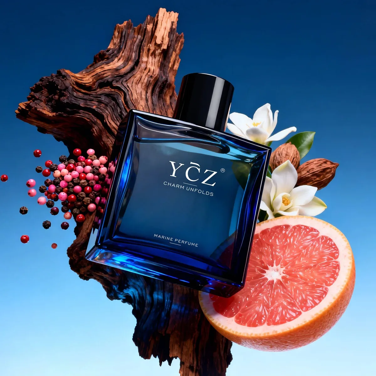 Midnight Marine Eau de Parfum for Men, Long-Lasting Cologne, Fresh Marine & Woody Fragrance with Grapefruit, Ginger and Cedar Notes for Daily Wear, Date Night and Gifts — image 4