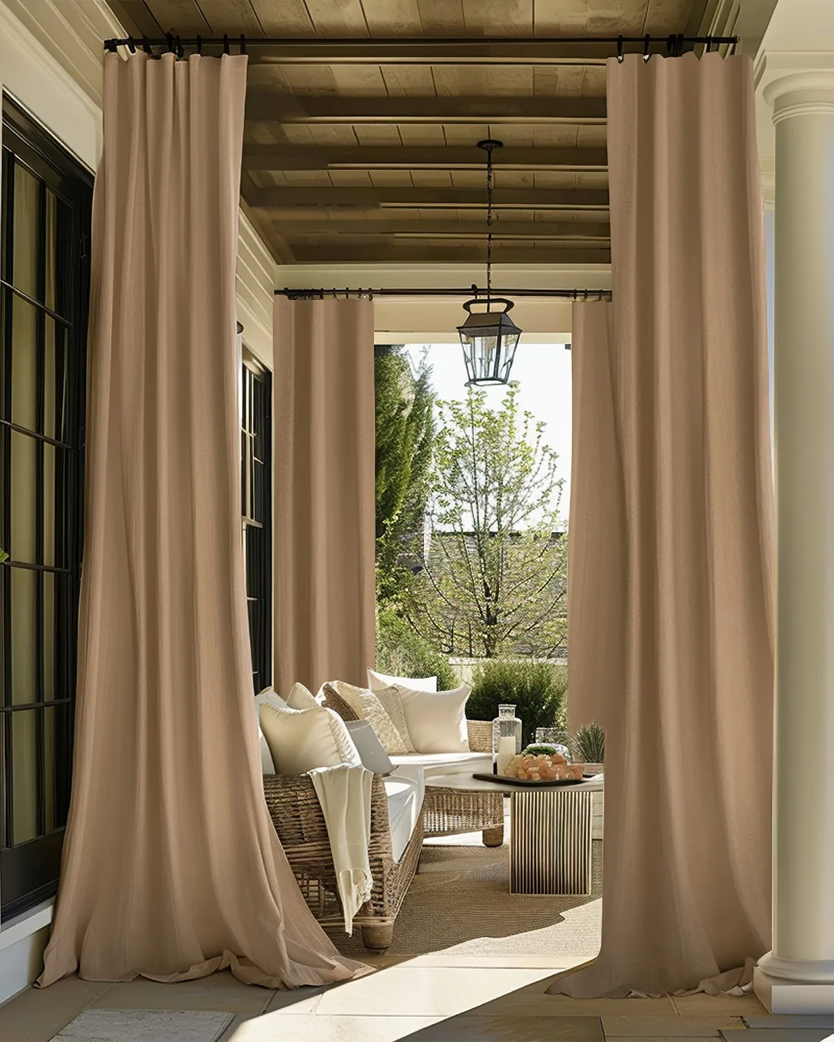 FadeShield Pro™ 4-Layers Blackout Soundproof Anti-Dust Water-Resistant Outdoor Curtain — image 3