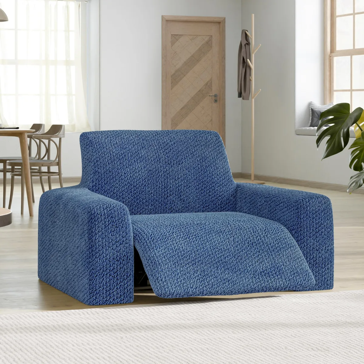 Recliner Chair Slipcover - 1-Piece Furniture Protector - Form Fit, Machine Washable -VelvetCollection — image 12