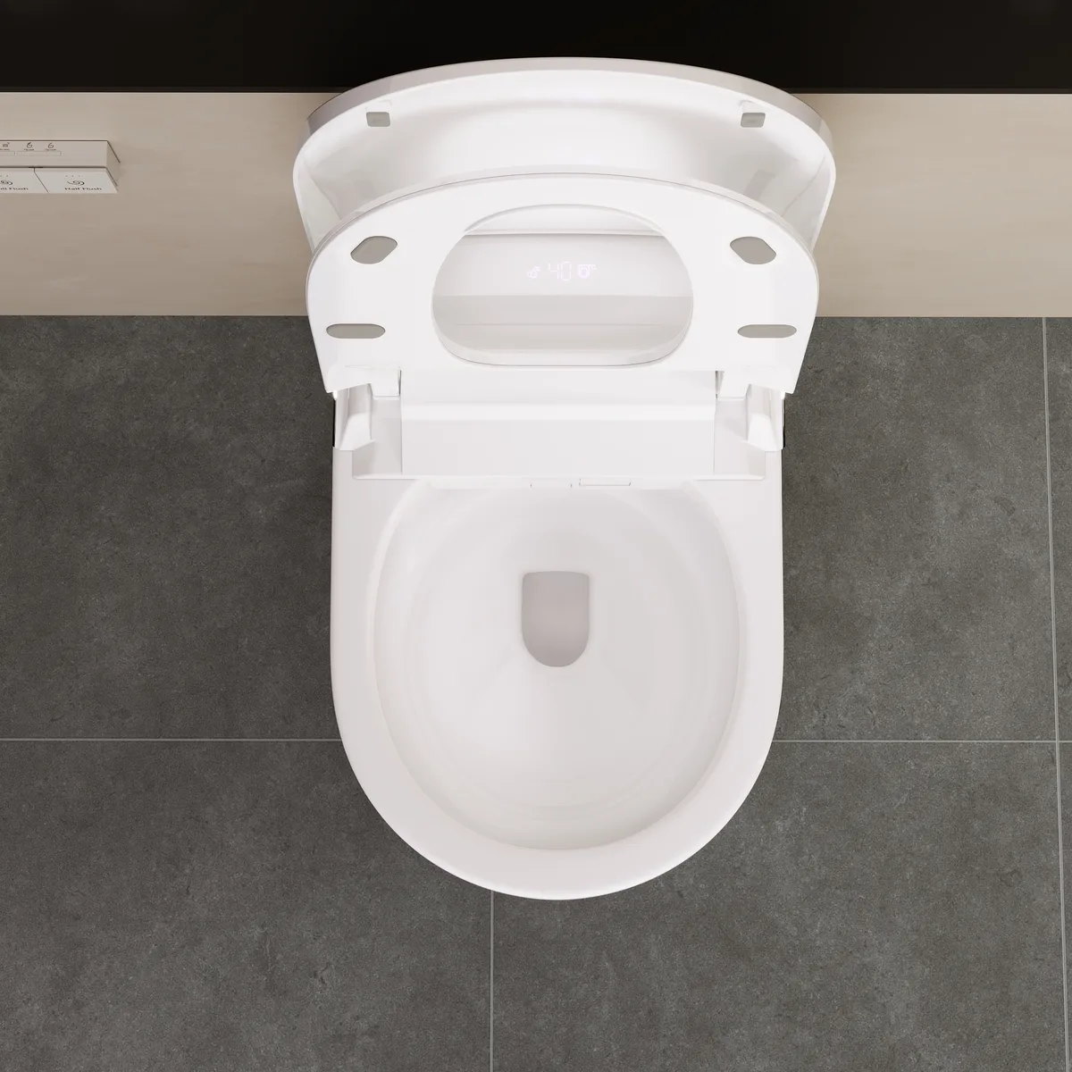 Fitro H3 Wall-Mounted Smart Bidet Toilet with Built-In Tank, Foam Shield, cUPC & ETL — image 13