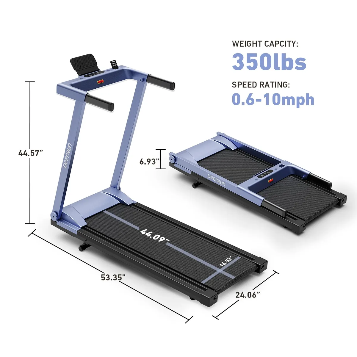 All-New 2026 A1 Pro Move+ 6% Incline Foldable Treadmill——Upgraded Chip & NFC Support | 350Lbs, 10mph — image 2