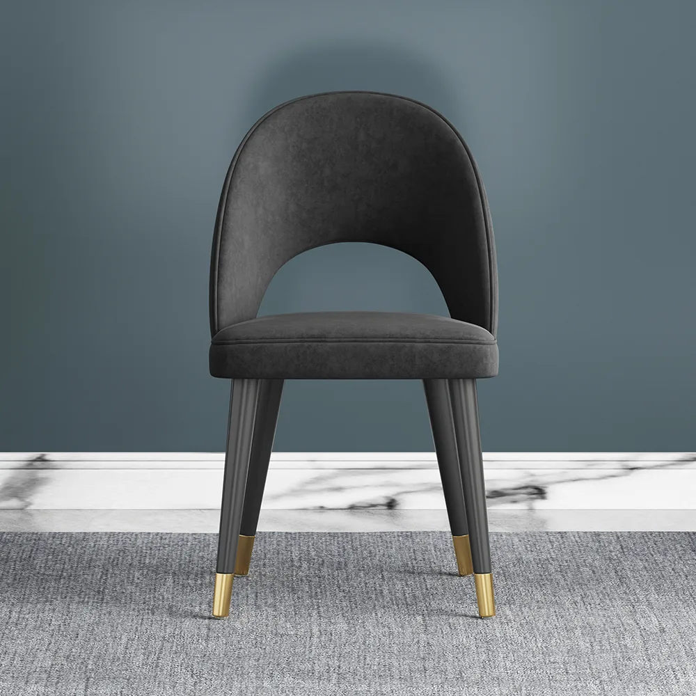 4-Pieces Modern Dining Chairs Cotton and Linen Upholstery — image 18