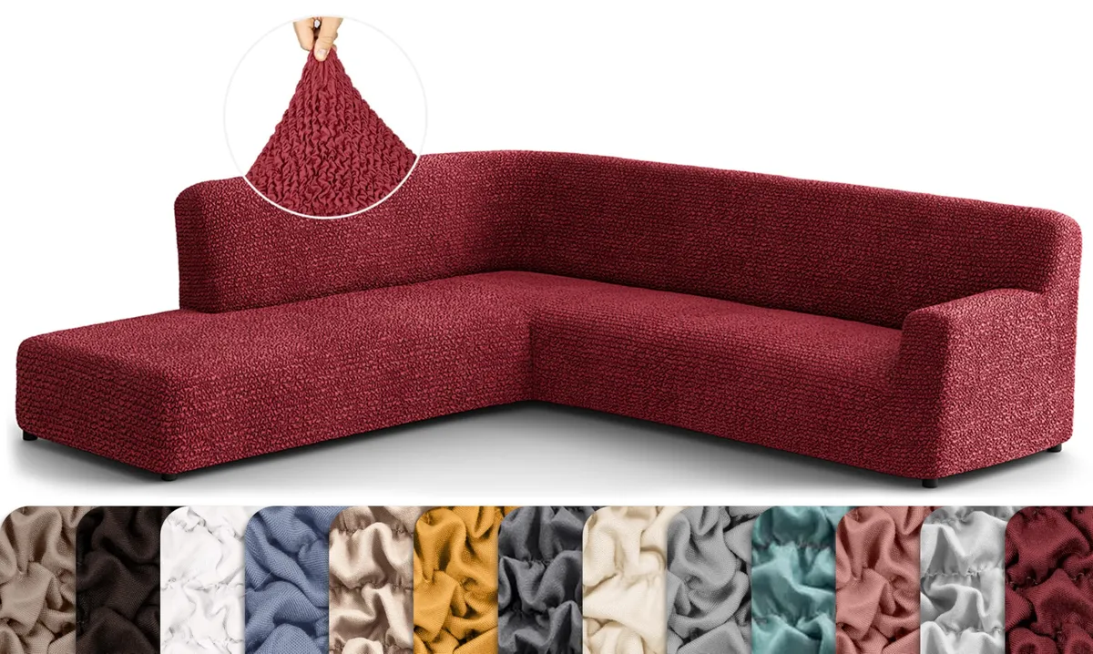 Corner Special Left - 1-Piece Furniture Protector - Form Fit, Machine Washable -MicrofibraCollection — image 8