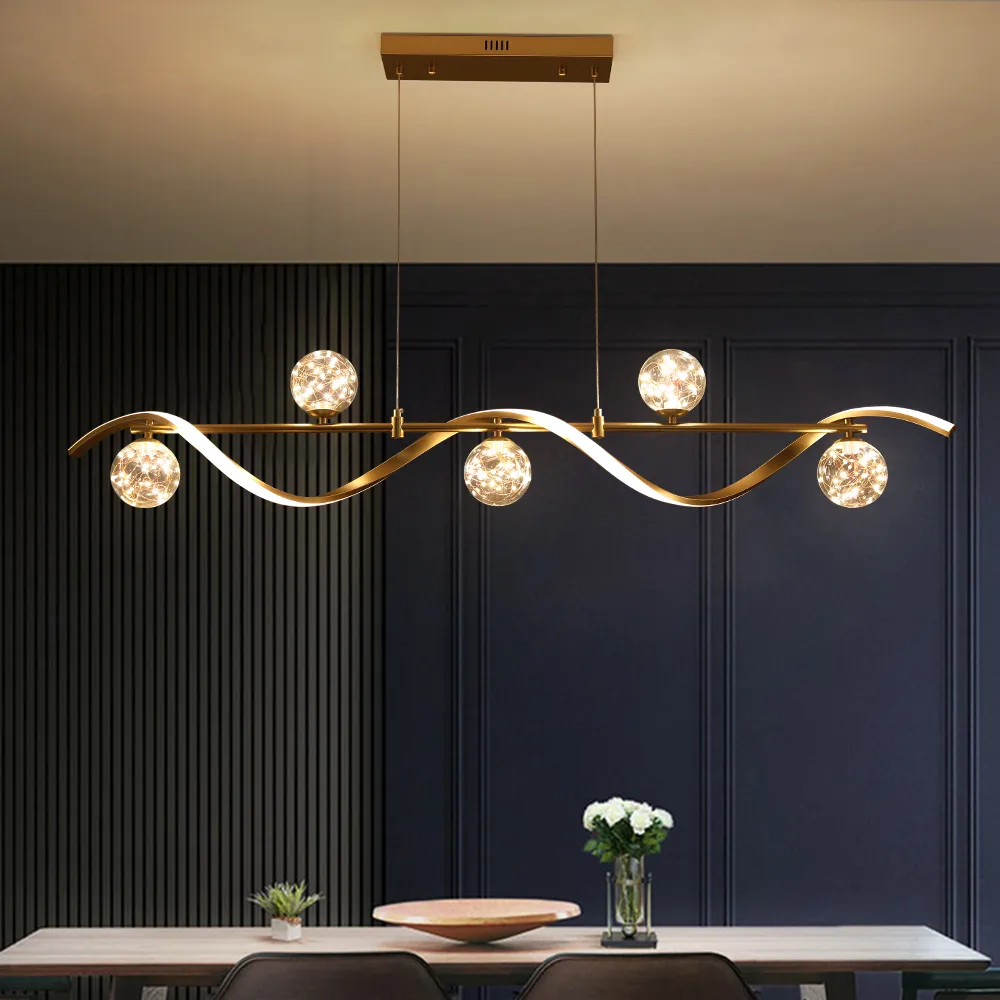Set Of Two 4-Light LED Linear Dimmable Kitchen Island Lighting — image 20