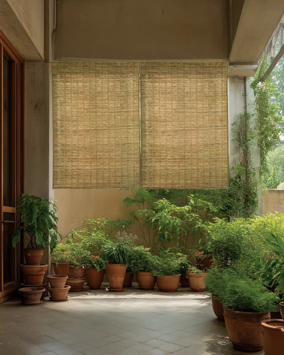 Rumi Jute Outdoor Woven Shade - Straw — image 3