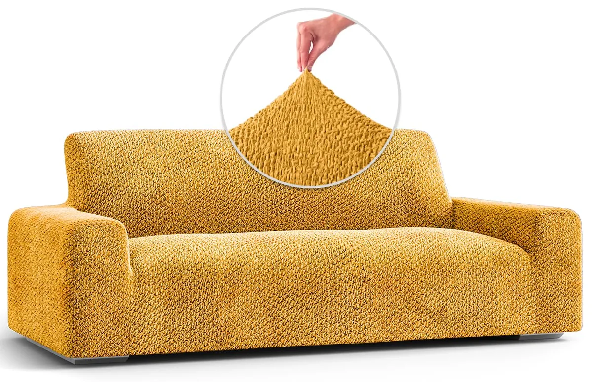 Sofa Slipcovers - 1-Piece Furniture Protector - Form Fit, Machine Washable -VelvetCollection — image 11