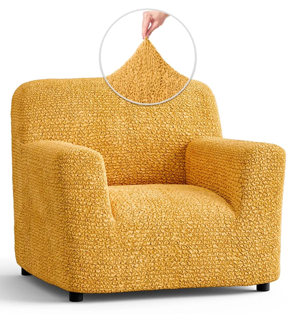 Armchair Slipcovers - 1-Piece Furniture Protector - Form Fit, Machine Washable -MicrofibraCollection