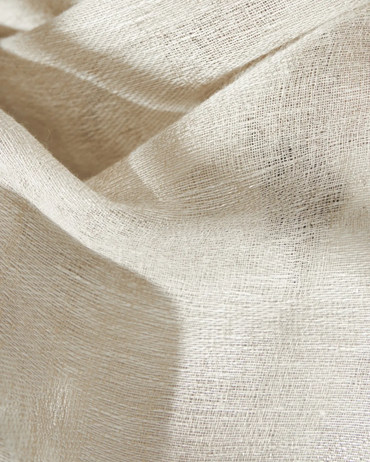 Silhouette Linen Blend Woven Sheer Custom Curtain — image 2