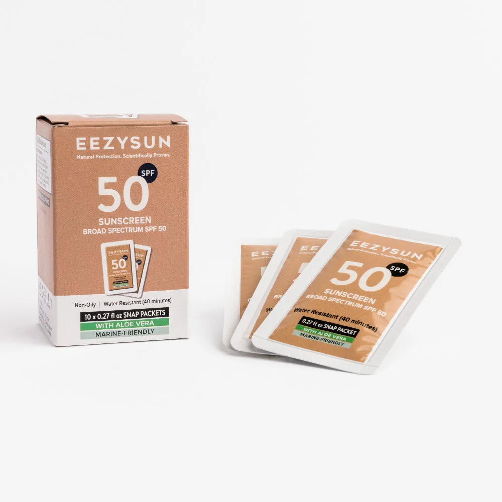 SPF 50 Travel-Size Sunscreen Snap Packets — image 4
