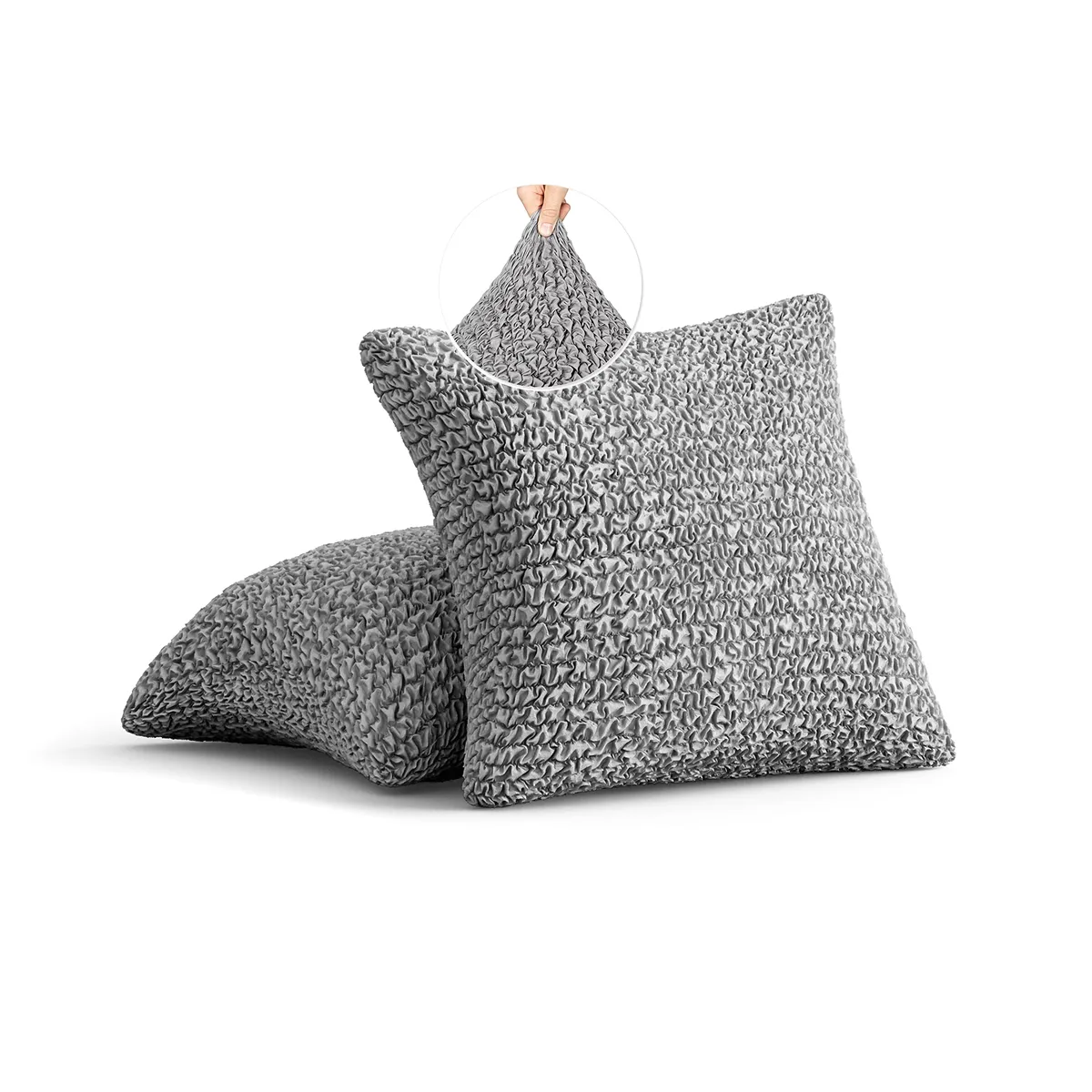 Pillow Slipcovers - 1-Piece Furniture Protector - Form Fit, Machine Washable -MicrofibraCollection — image 7