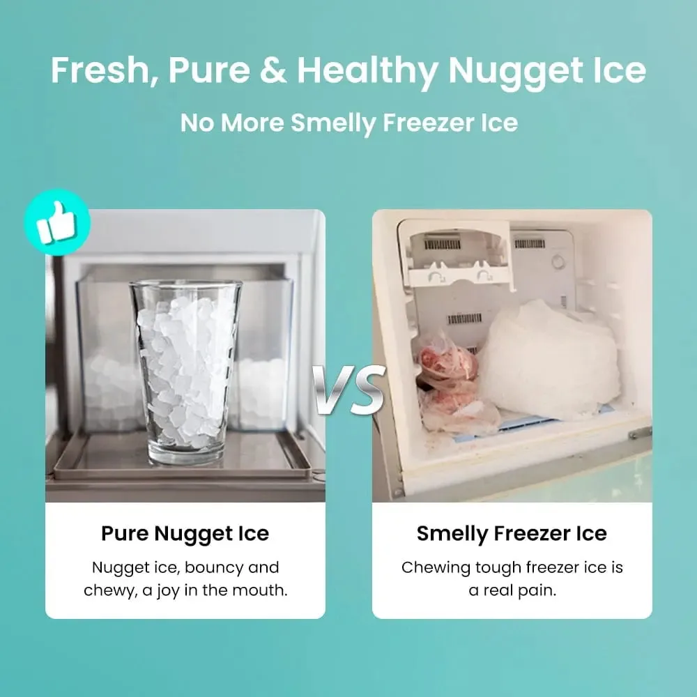 GEVI Household V2.0 Countertop Nugget Ice Maker Machine for Home IMNA0 — image 5