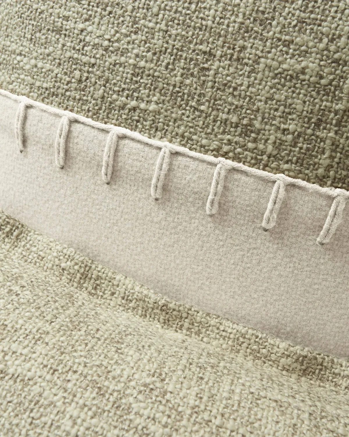 Zane Wool Blend Yarn Stitched Lumbar Pillowcase — image 10