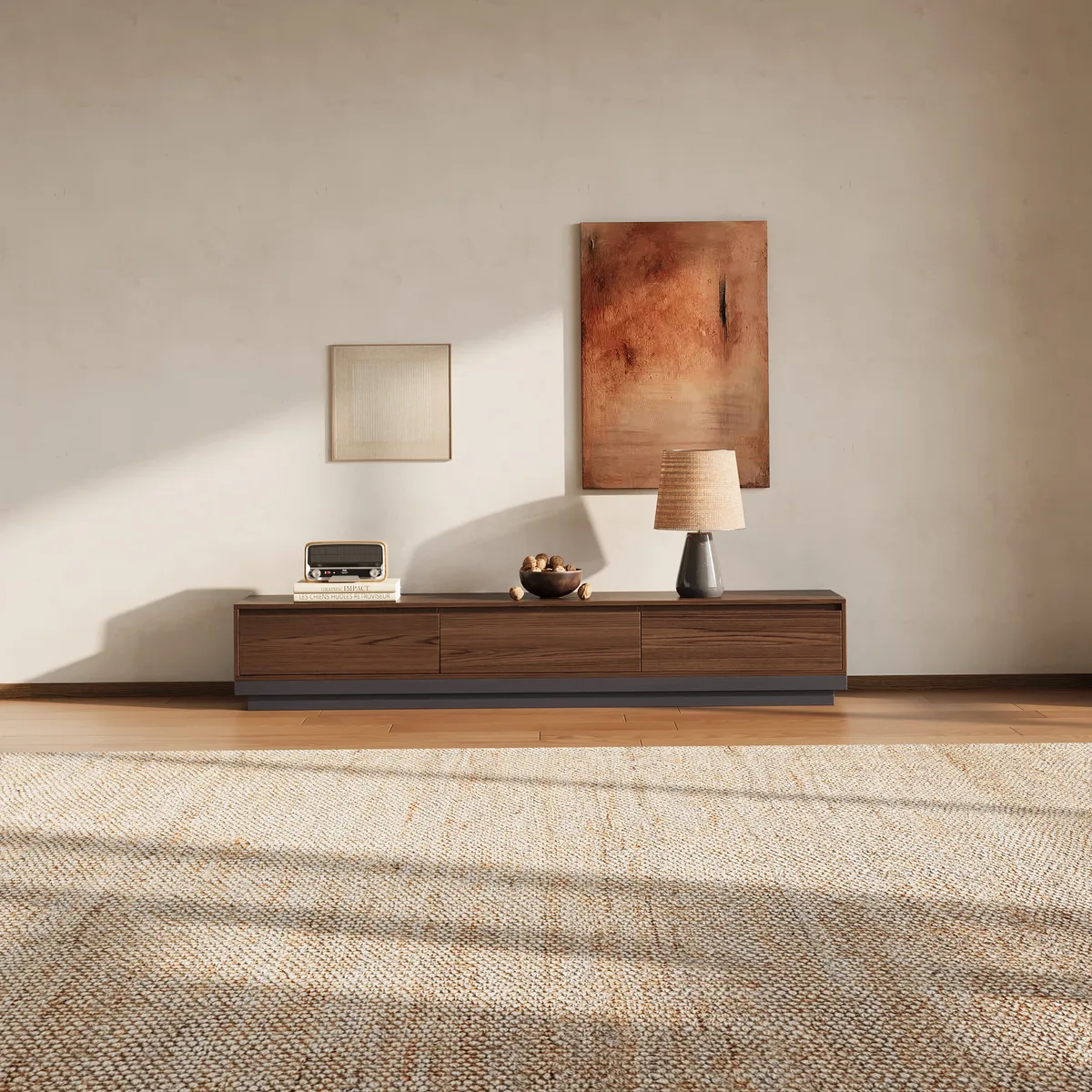 Fero Minimalist Retracted & Extendable TV Stand — image 13