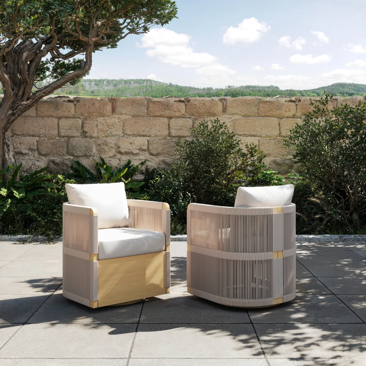 Costra 800D Tough Canvas Water-resistant Outdoor Lounge Chair Cover — image 2
