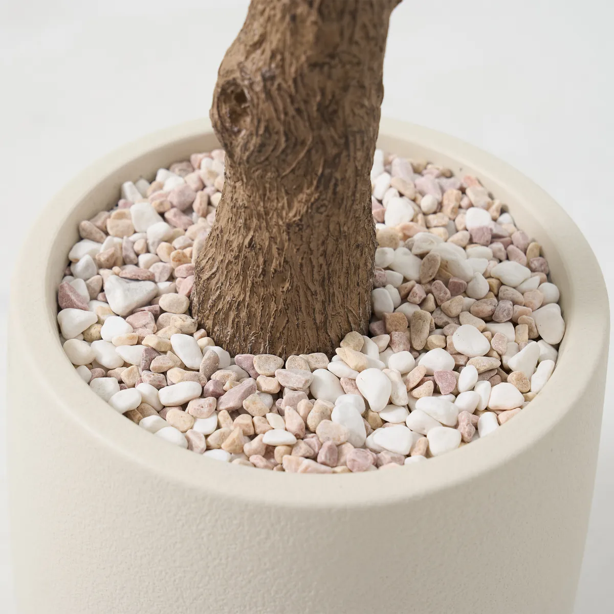 6 ft. Artificial Olive Tree with Planter and Decorative Pebbles — image 20