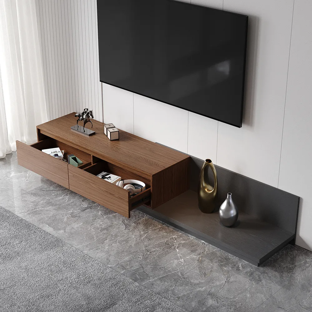 Fero Minimalist Retracted & Extendable TV Stand — image 5
