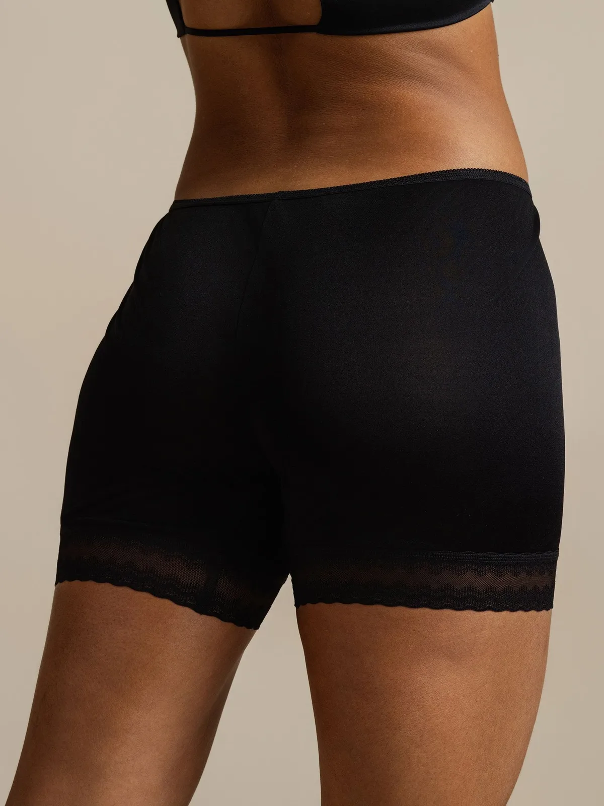100% Mulberry Silk Lace Trim Anti-Chafing Shorts — image 5