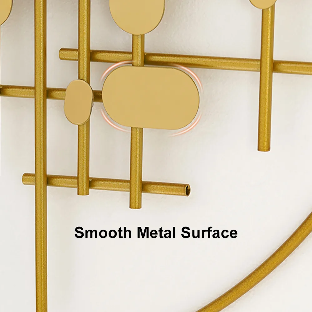 3D Modern Big Gold Wall Decor For Living Room Unique Decorative Metal Home Hanging Art — image 9
