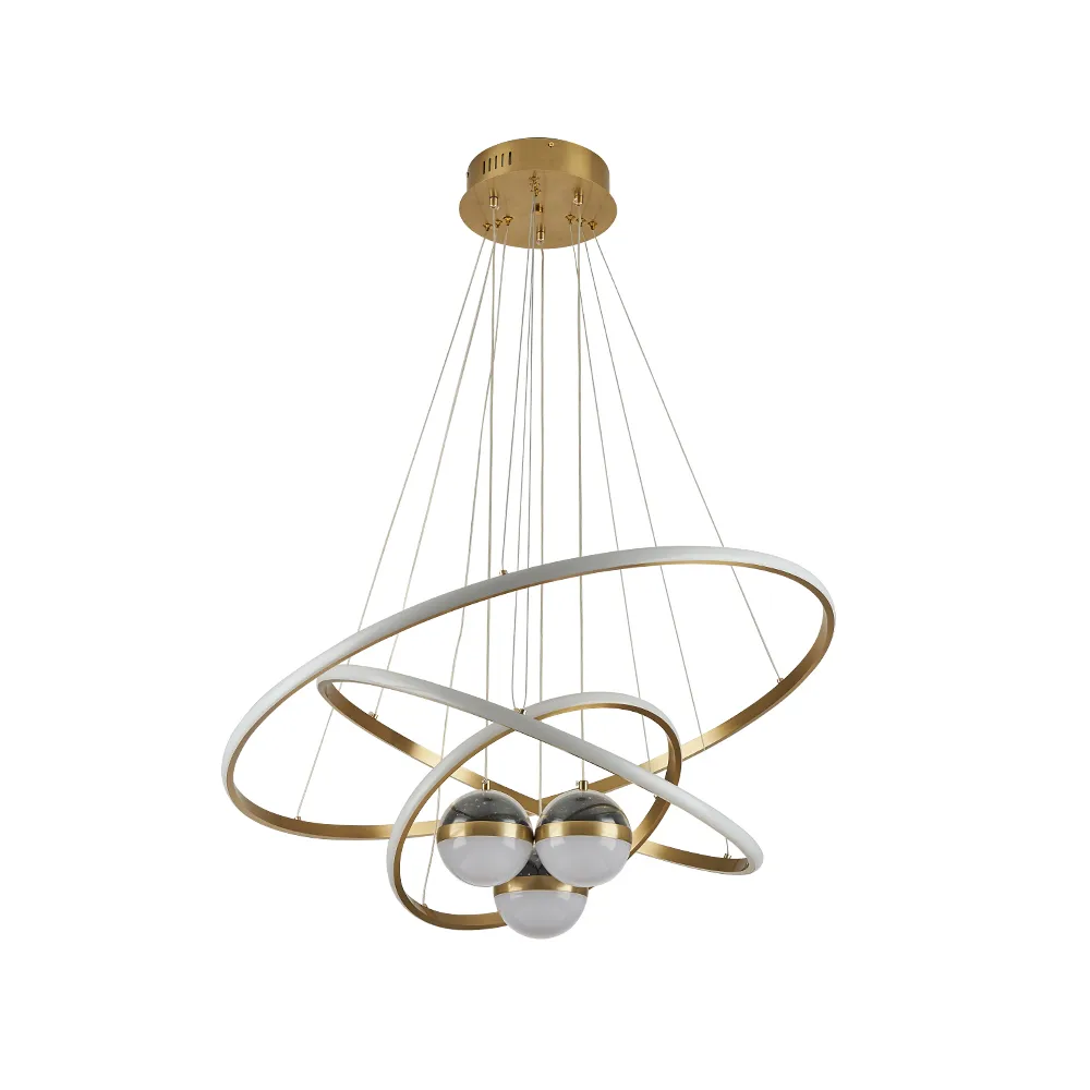 24" 5-Light LED Chandelier with Starry Projection, Dimmable & Adjustable — image 29