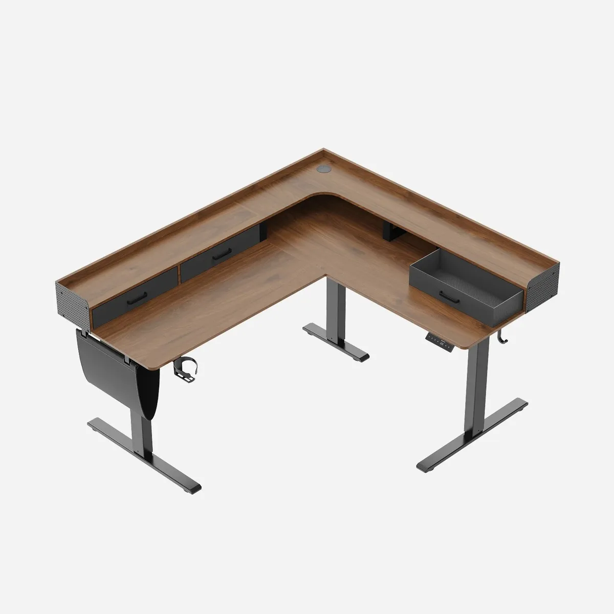 L-Shape With Drawer Standing Desk — image 4