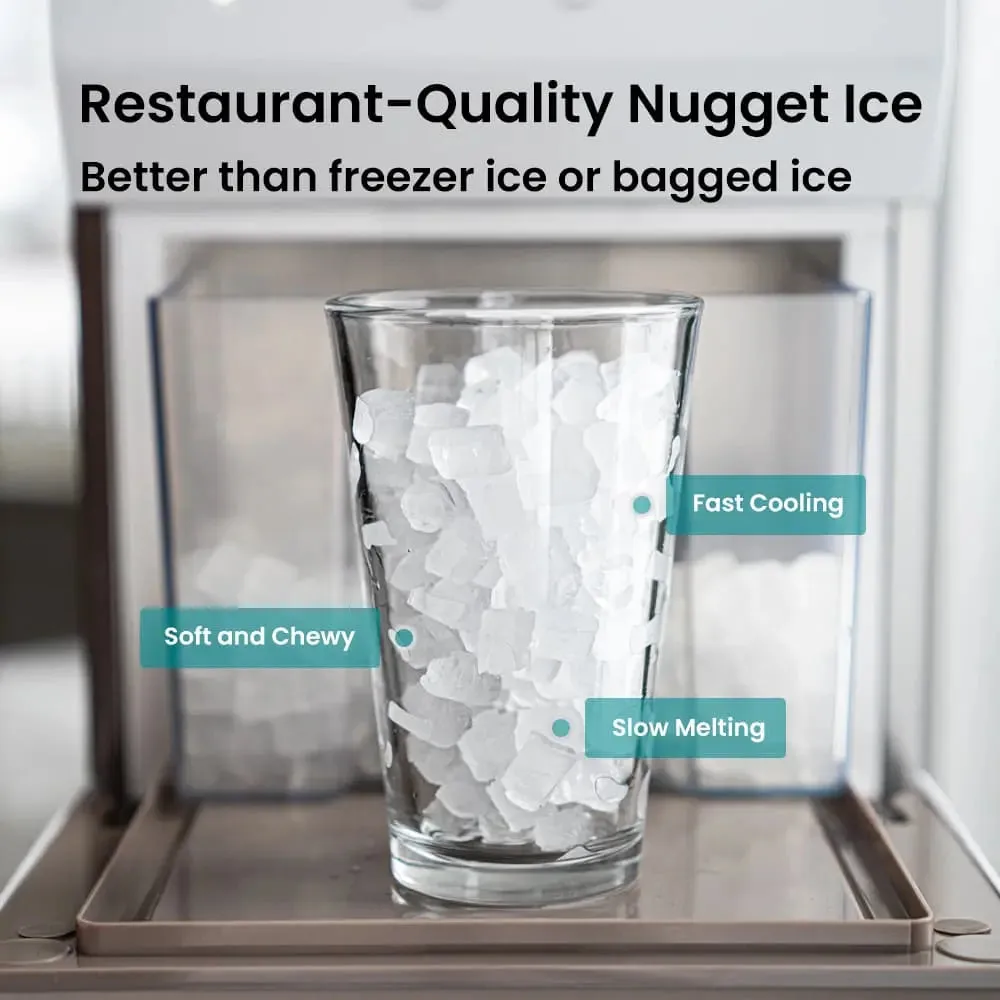GEVI Household V2.0 Countertop Nugget Ice Maker Machine for Home IMNA0 — image 3