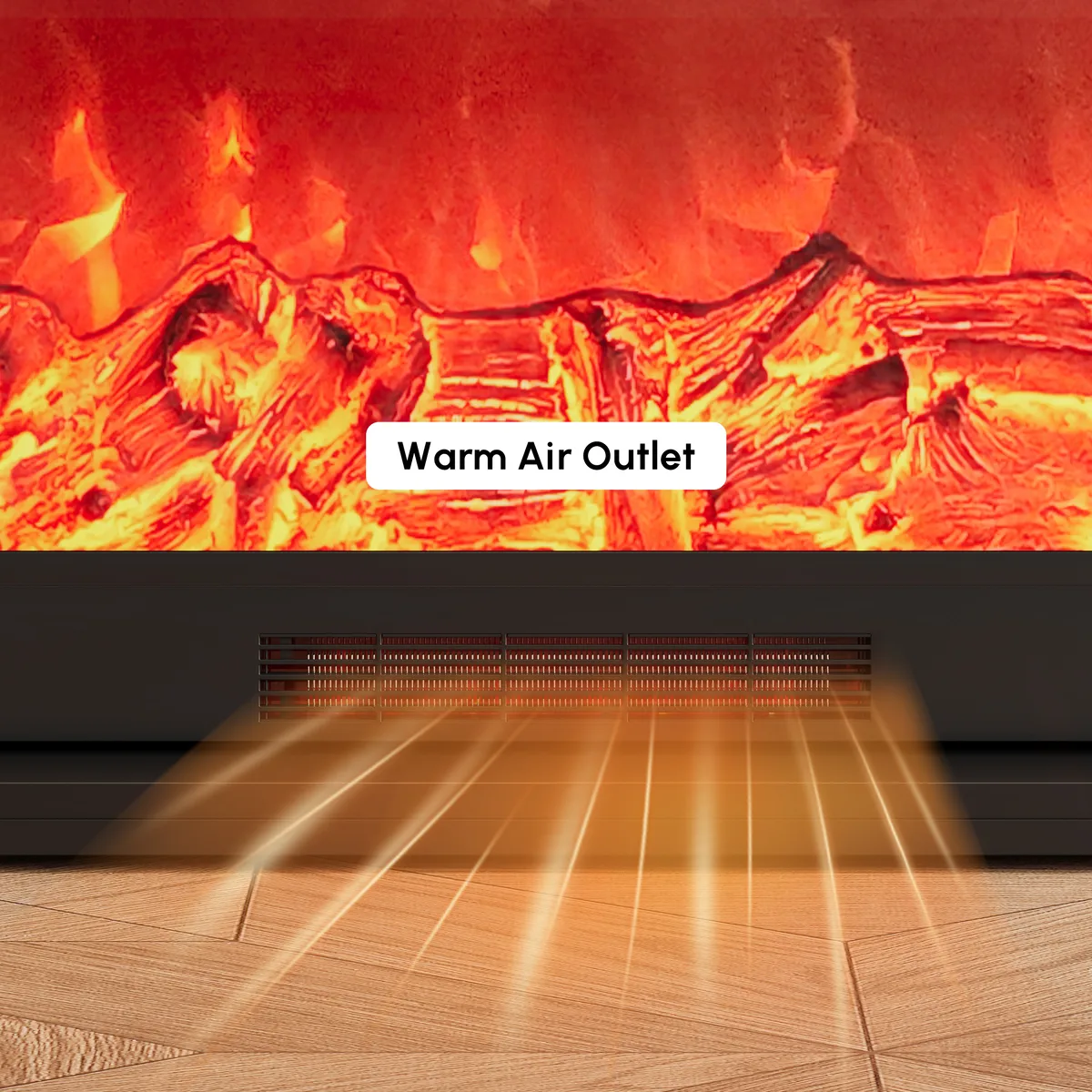 60" Electric Fireplace TV Stand with Remote Control — image 17