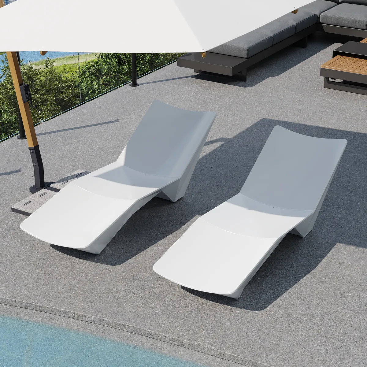 Outdoor Weather-Resistant Pool Chaise Lounge — image 7