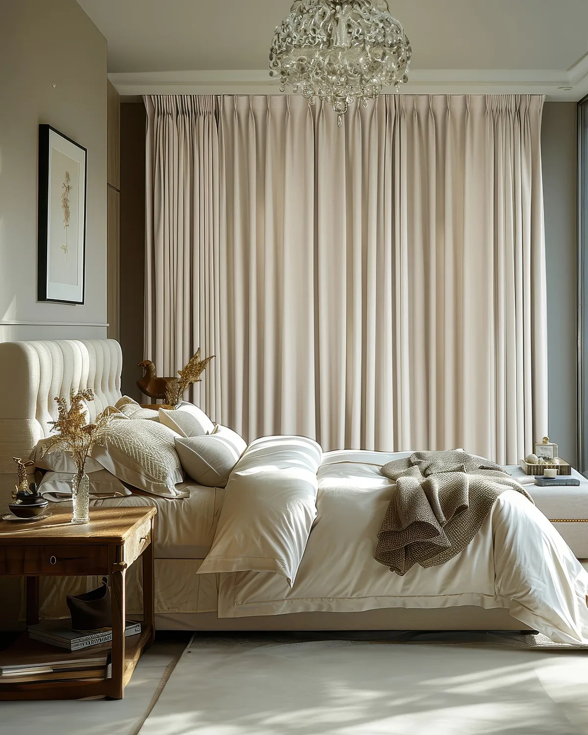 Kensington 4 Layers OEKO Heavyweight Soundproof Thermal 100% Blackout Anti-Dust Linen Look Custom Curtain — image 4