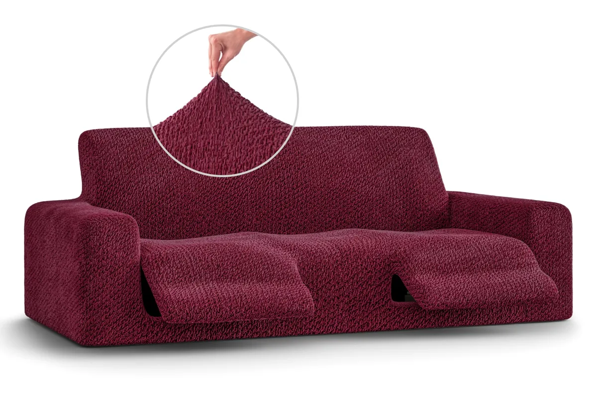 Recliner Sofa Slipcover - 1-Piece Furniture Protector - Form Fit, Machine Washable -VelvetCollection — image 6