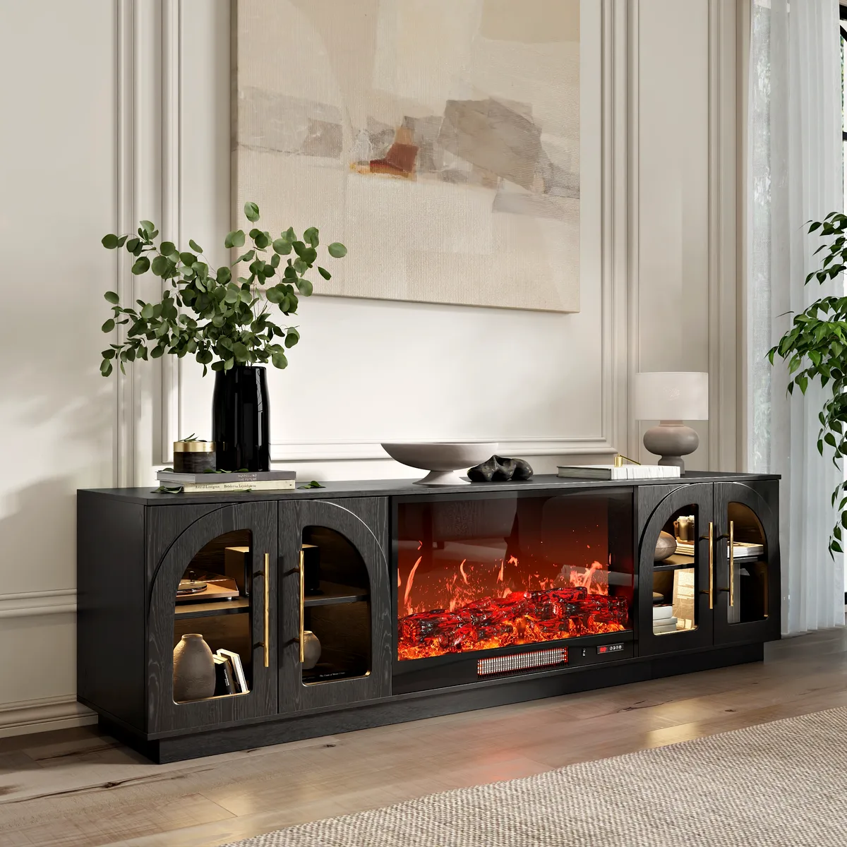 Arune 80" Arched Glass Doors — image 11