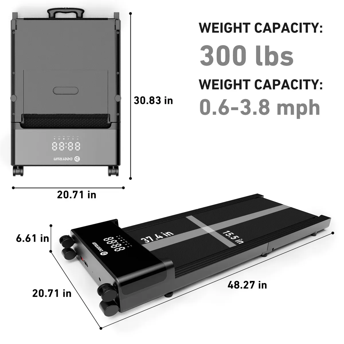 Z20 Foldable Treadmill – Ultra Compact with LED Display — image 3