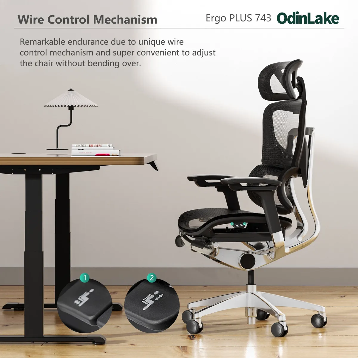 O1 (Ergo PLUS 743) | Flex Mesh Ergonomic Chair — image 4