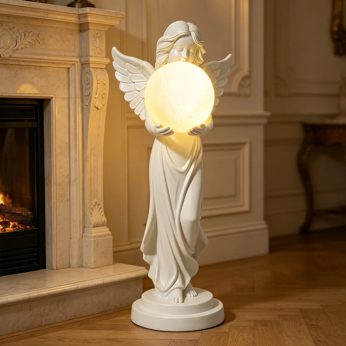 Angel Statue with Decorative Light Globe & Remote Control — image 3