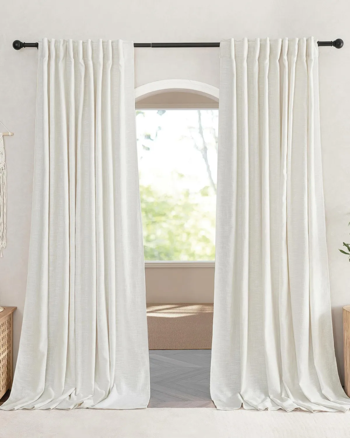 Traunsee Cotton Blend Textured Custom Curtain — image 5