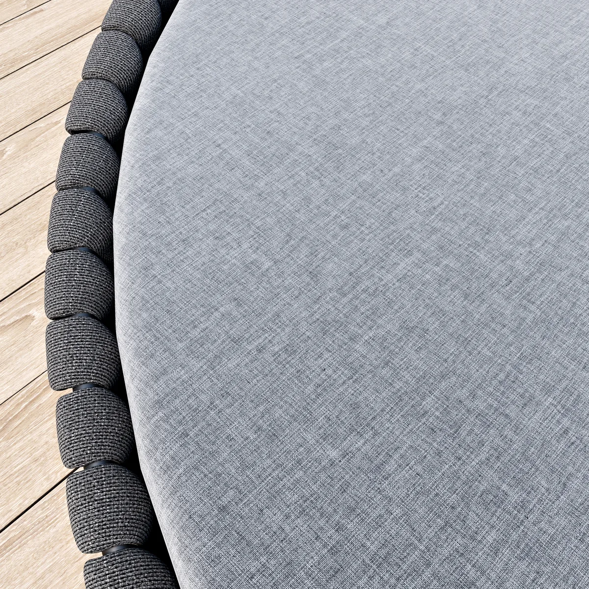 Cocaro Round Garden Polyrattan Sun Island with Roof and Weatherproof Cover — image 18