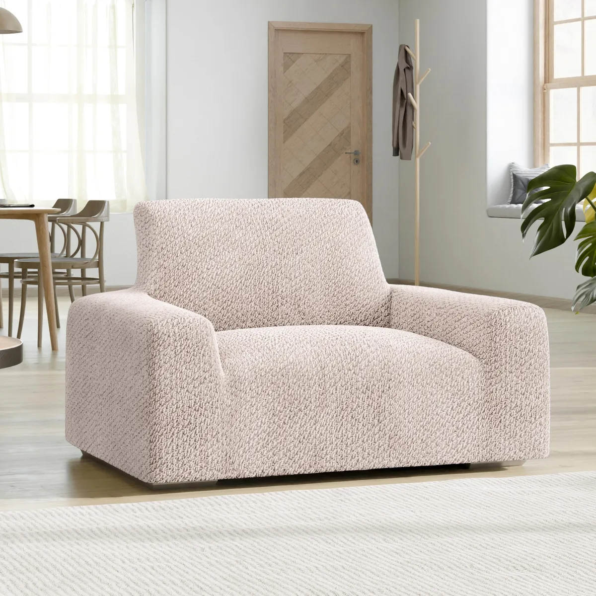 Armchair Slipcovers - 1-Piece Furniture Protector - Form Fit, Machine Washable -VelvetCollection — image 4