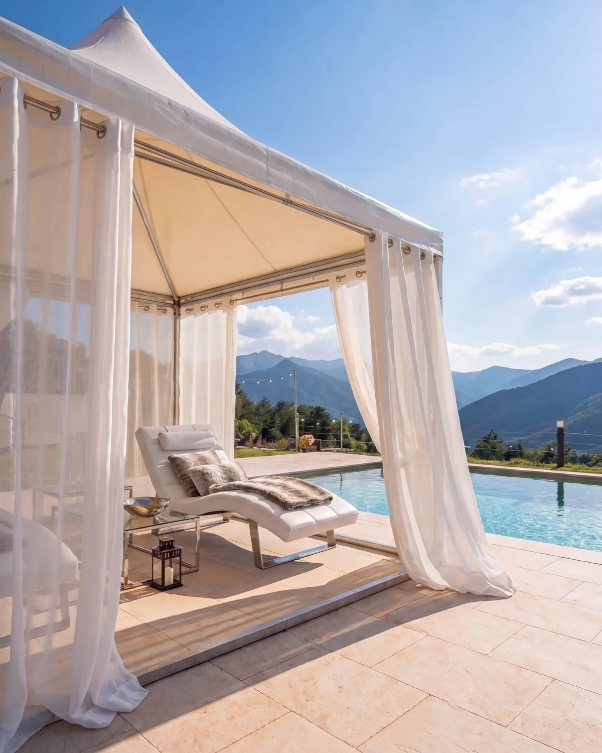 Scottish Custom Outdoor Sheer Curtain