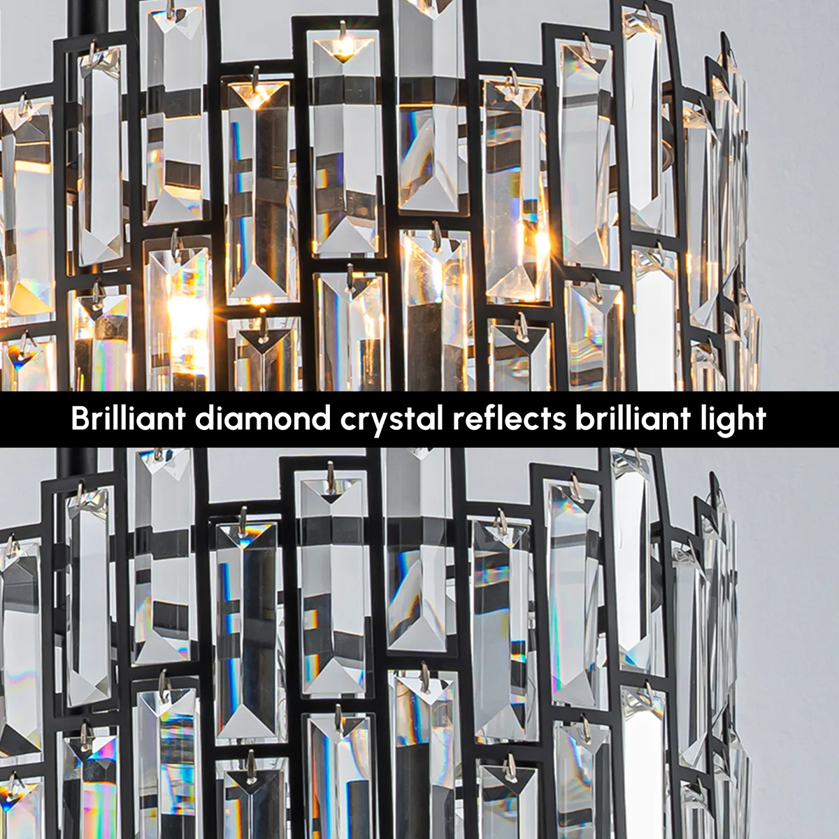 Clyvra 6-Light Kitchen Island Light Crystal Ceiling Light — image 21