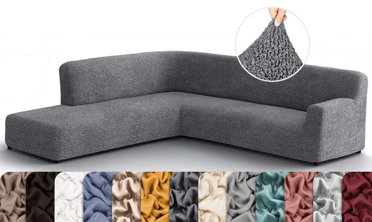 Corner Special Left - 1-Piece Furniture Protector - Form Fit, Machine Washable -MicrofibraCollection — image 13