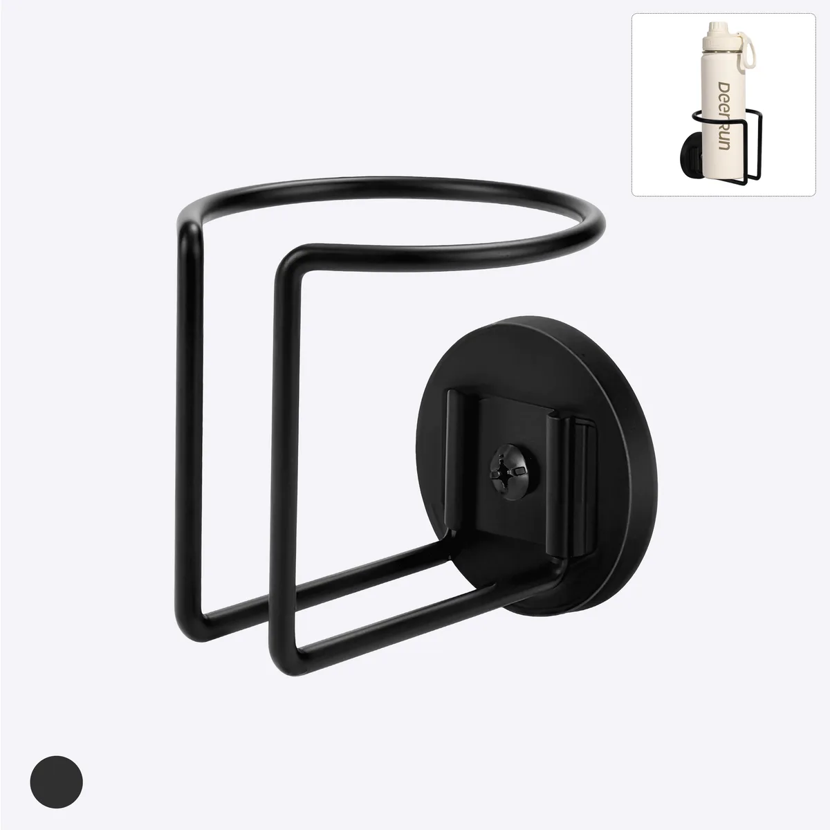 Magnetic Cup Holder, Keeps water bottle within reach while you exercise.