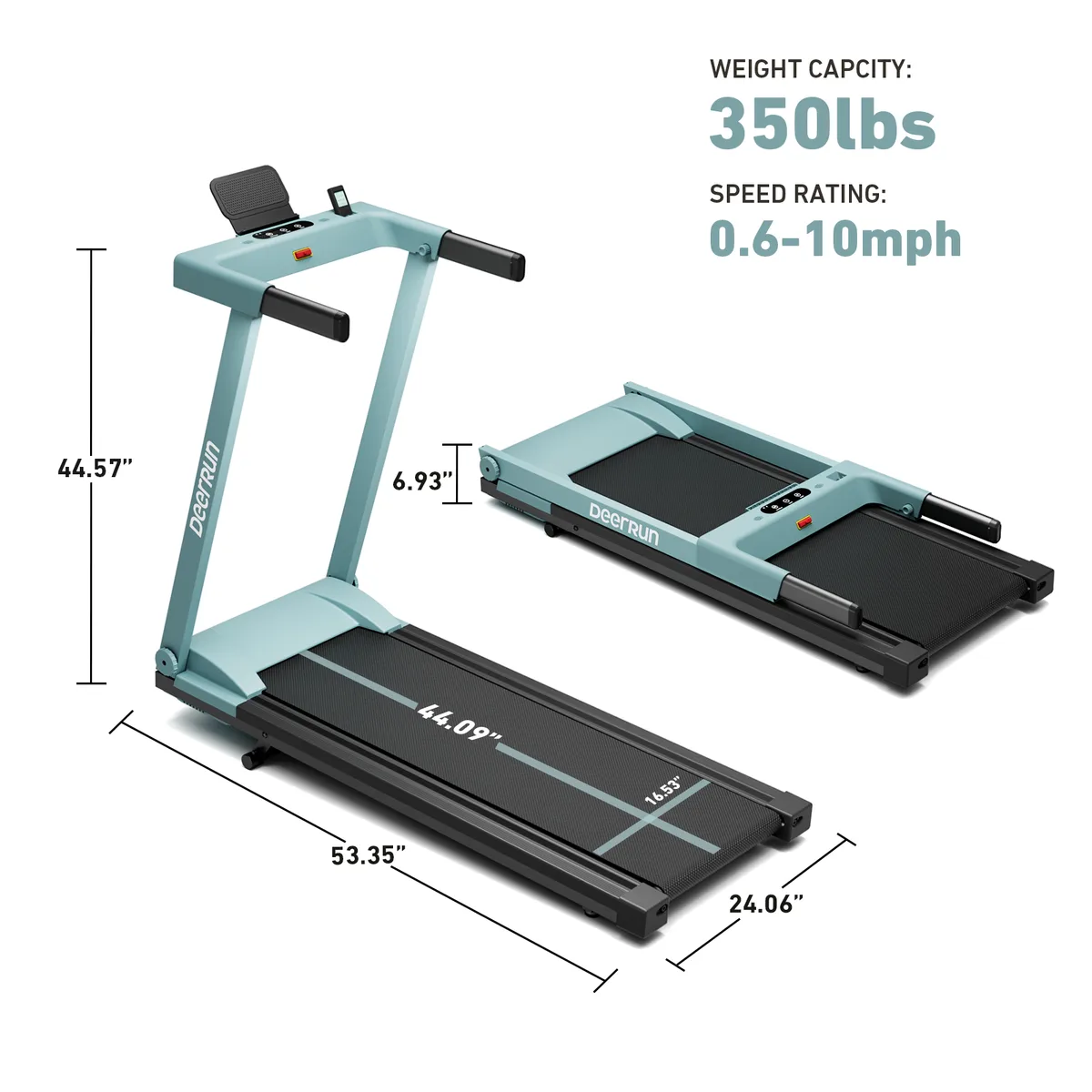 All-New 2026 A1 Pro Move+ 6% Incline Foldable Treadmill——Upgraded Chip & NFC Support | 350Lbs, 10mph — image 14