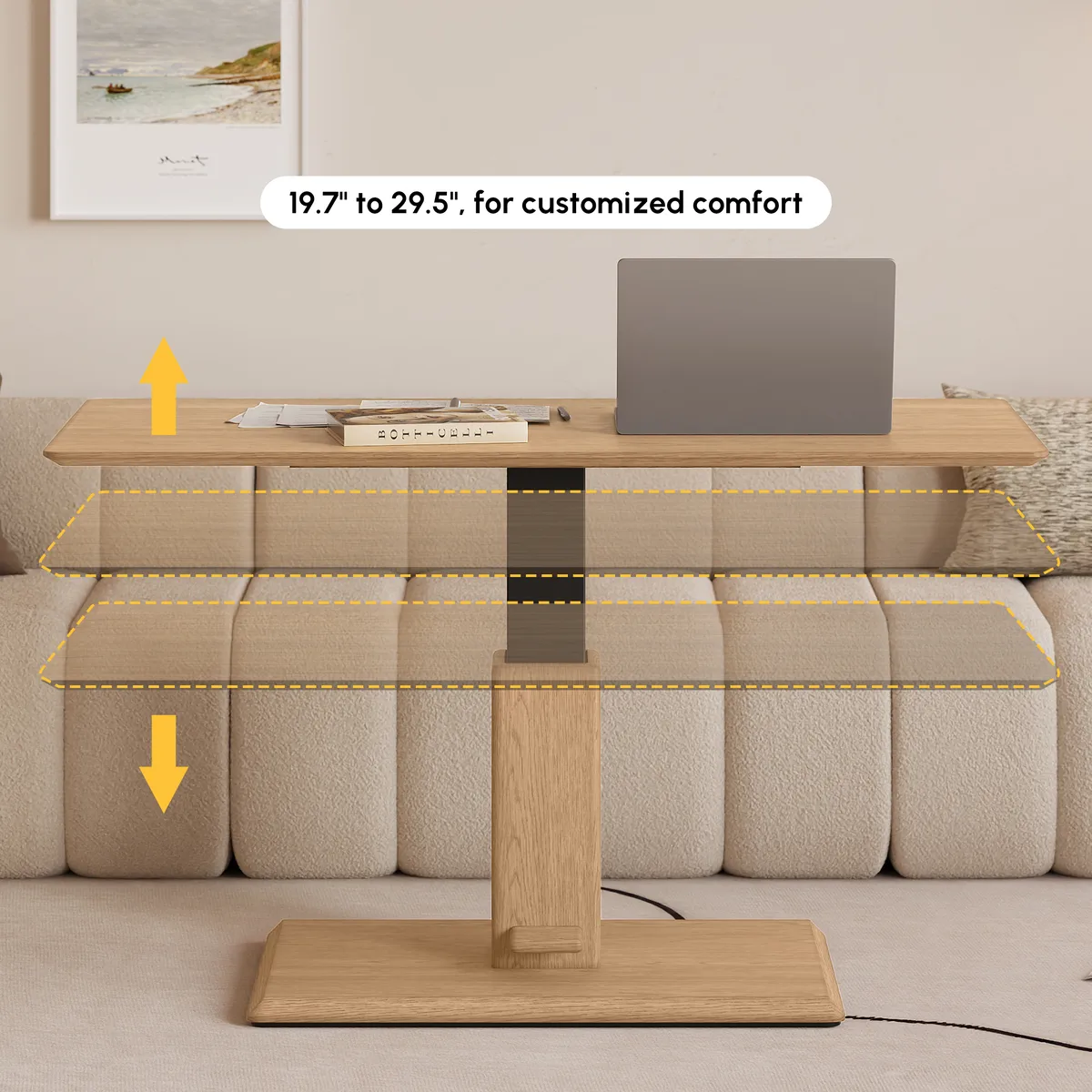 47" Black Lift-Top Height-Adjustable Coffee Table — image 20
