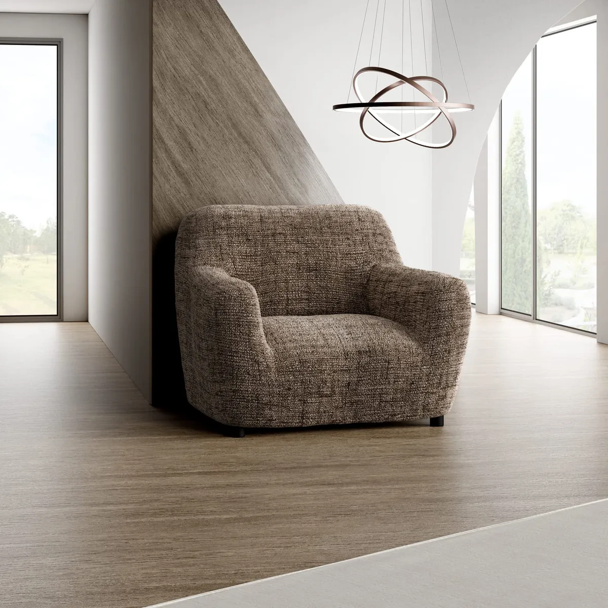 Sofa Slipcovers - 1-Piece Furniture Protector - Form Fit, Machine Washable -Microfibra PrintedCollection — image 3