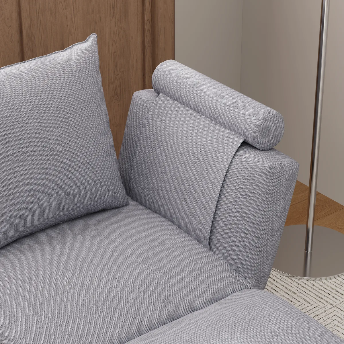 84" Rotatable Convertible Sleeper Sofa Cotton & — image 17