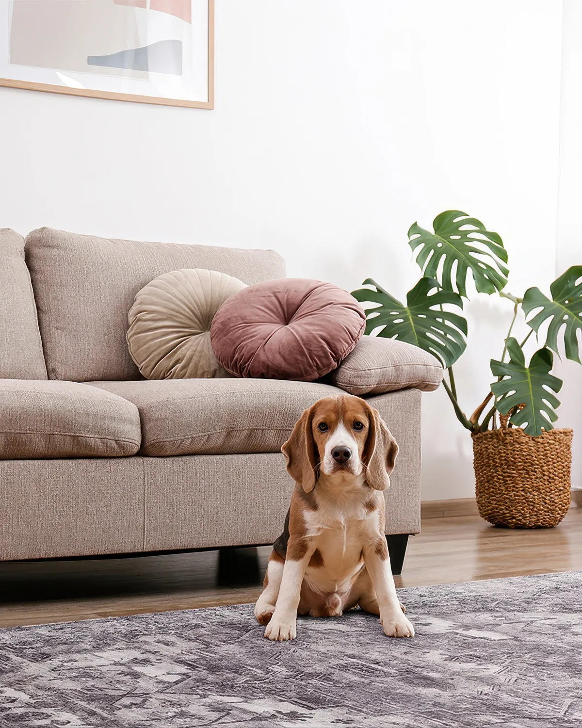 Diana's Garden Gull Gray Washable Area Rug — image 9