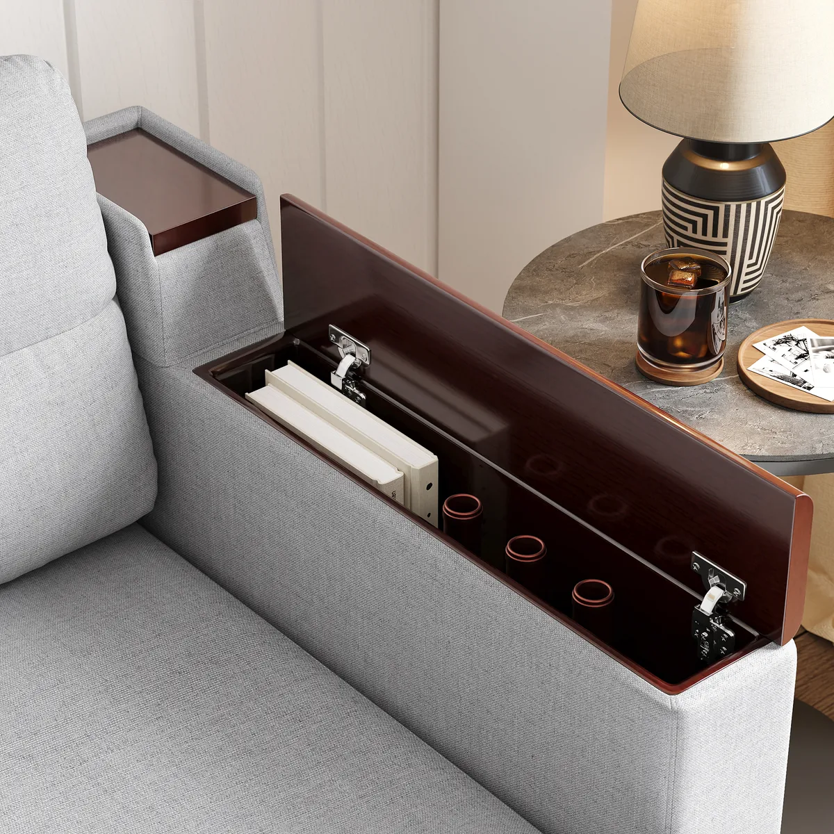 King Size Daybed with Trundle Linen Pull Out Sofa Bed — image 17