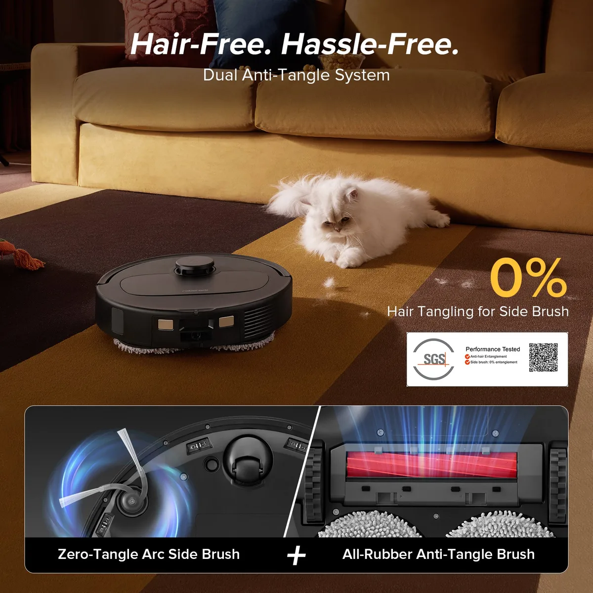 Roborock QV 35A Robot Vacuum with Multifunctional Dock (Upgraded from Qrevo S) — image 4