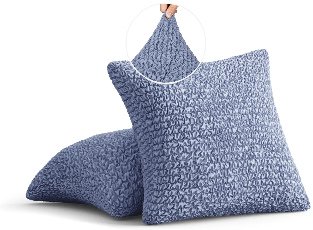 Pillow Slipcovers - 1-Piece Furniture Protector - Form Fit, Machine Washable -MicrofibraCollection — image 3